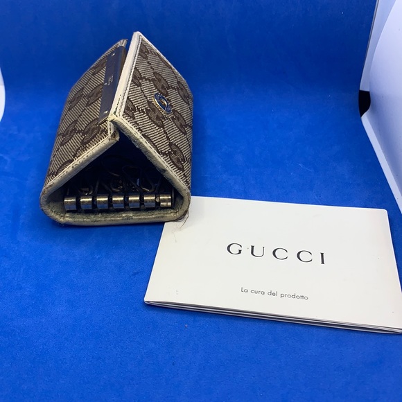 Gucci Vintage Beige and Brown key holder wallet - Picture 7 of 8